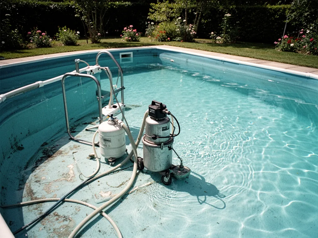 Dépôt calcaire liner piscine : comment l'enlever sans abîmer le revêtement