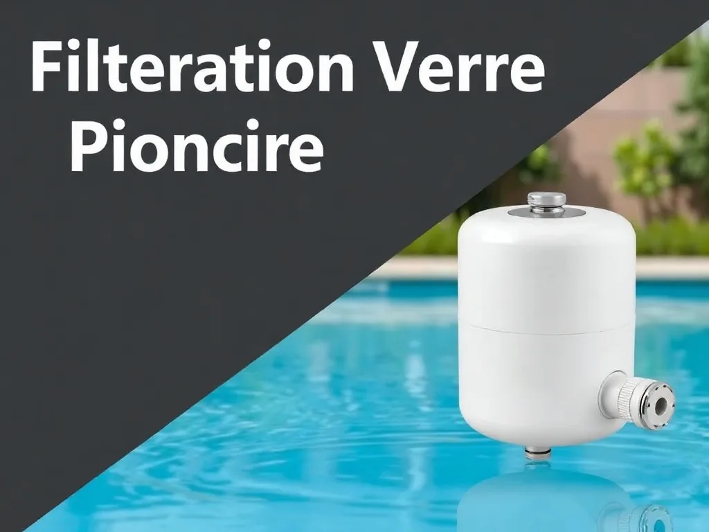 Le filtre de piscine ouvert dévoile le verre filtrant pour une eau limpide