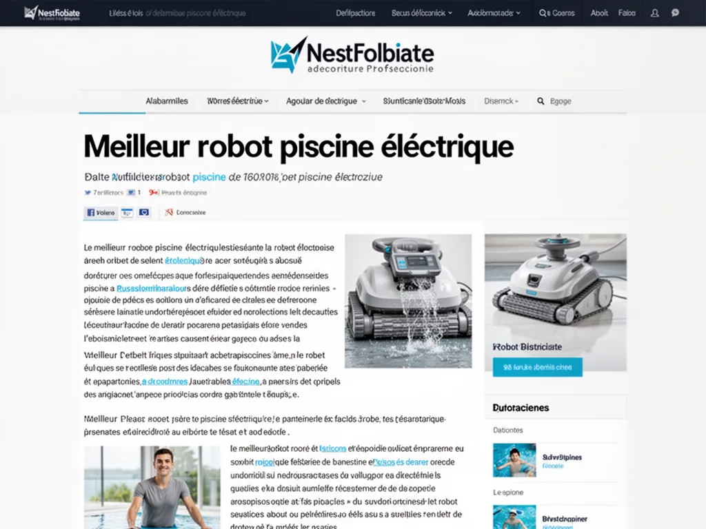 Meilleur robot piscine électrique : comment choisir en 2026