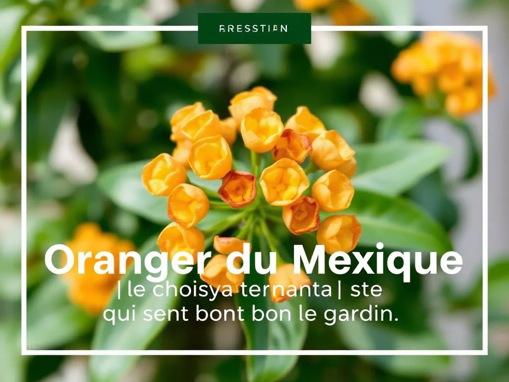 Oranger du Mexique : le choisya ternata, cet arbuste qui sent bon le jardin