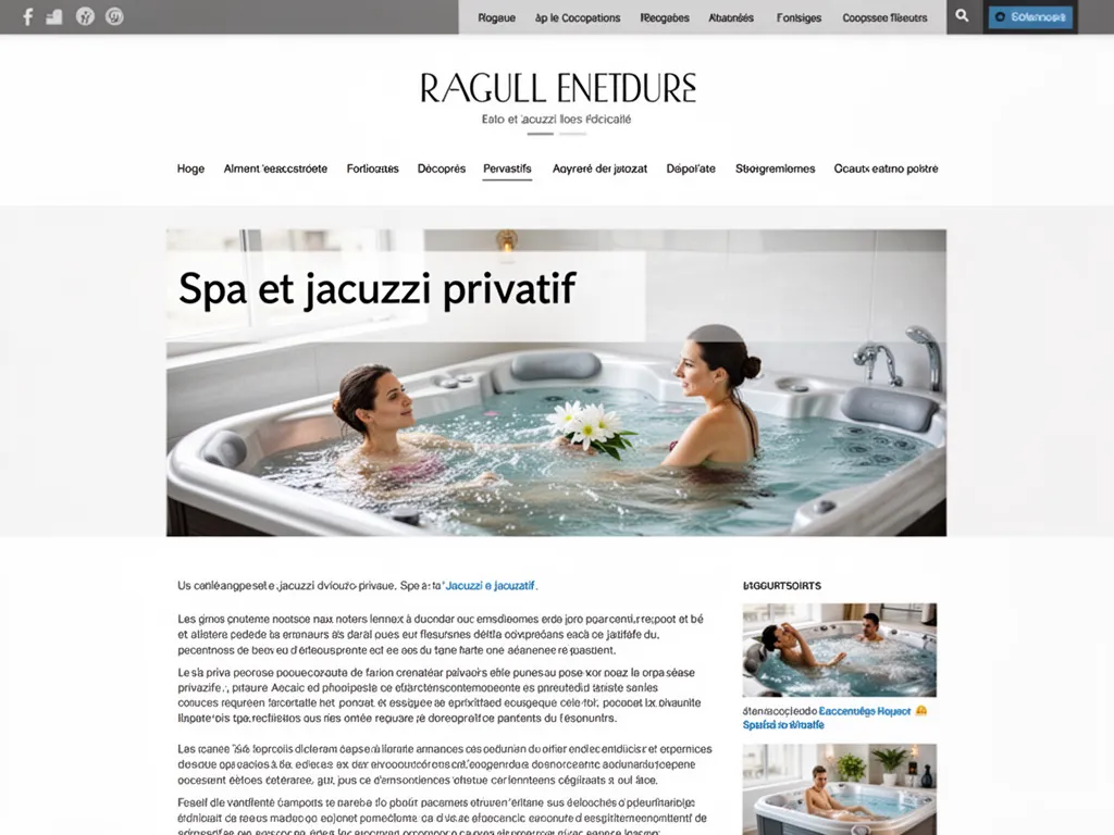Spa et jacuzzi privatif : choisir, installer et entretenir pour longtemps