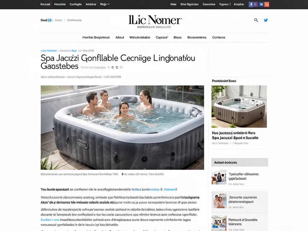 Spa jacuzzi gonflable : choisir, installer et le garder longtemps